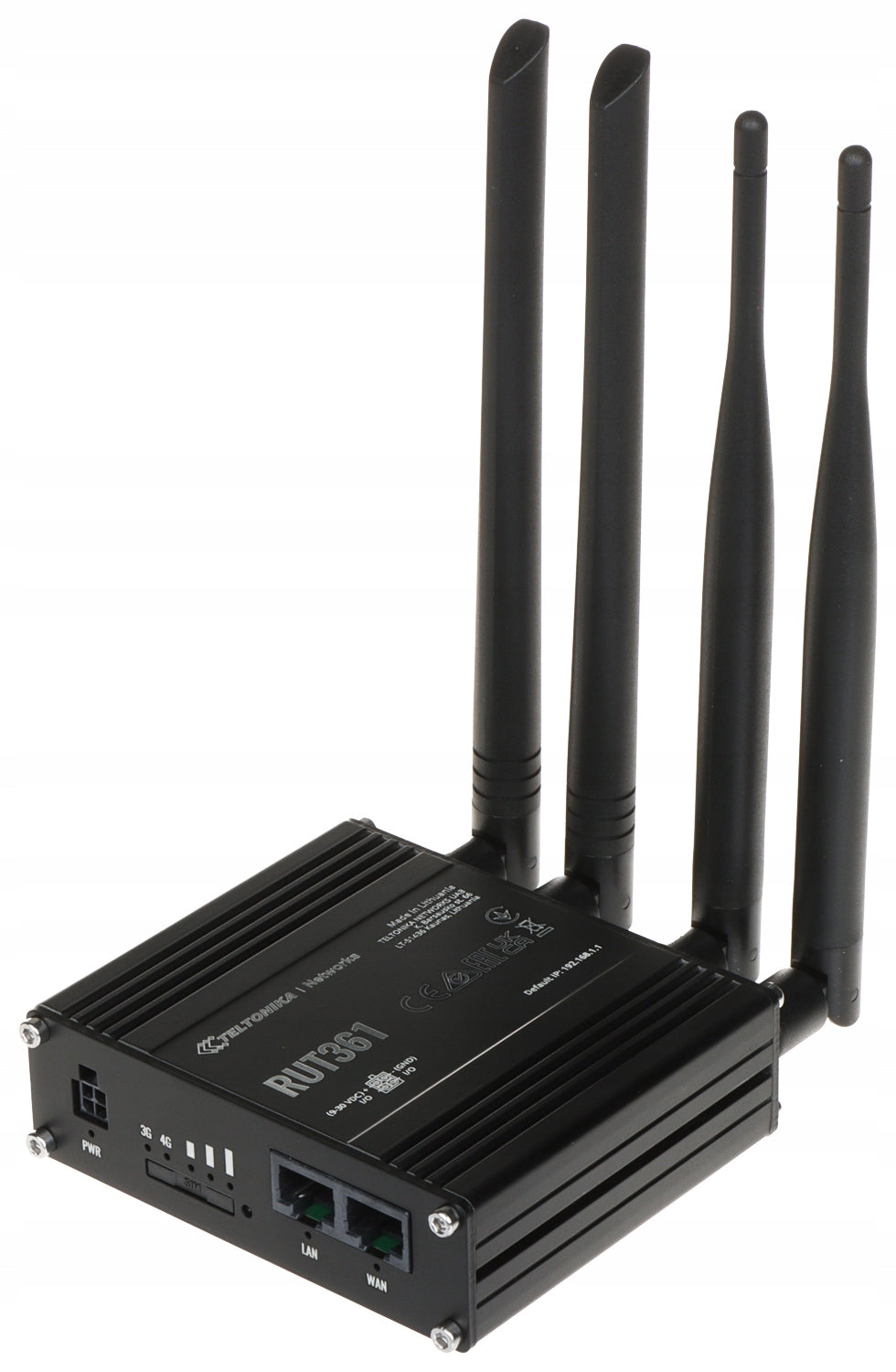 2x Teltonika RUT361 industrial router 4G / LTE (RUT361100000)