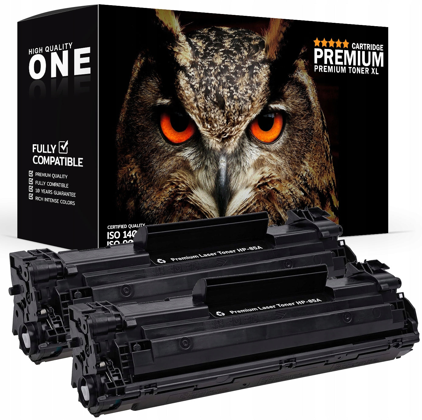 2x Toner cartridge for HP laserJet P1102 P1102w M1132 - CE285A 85A printer