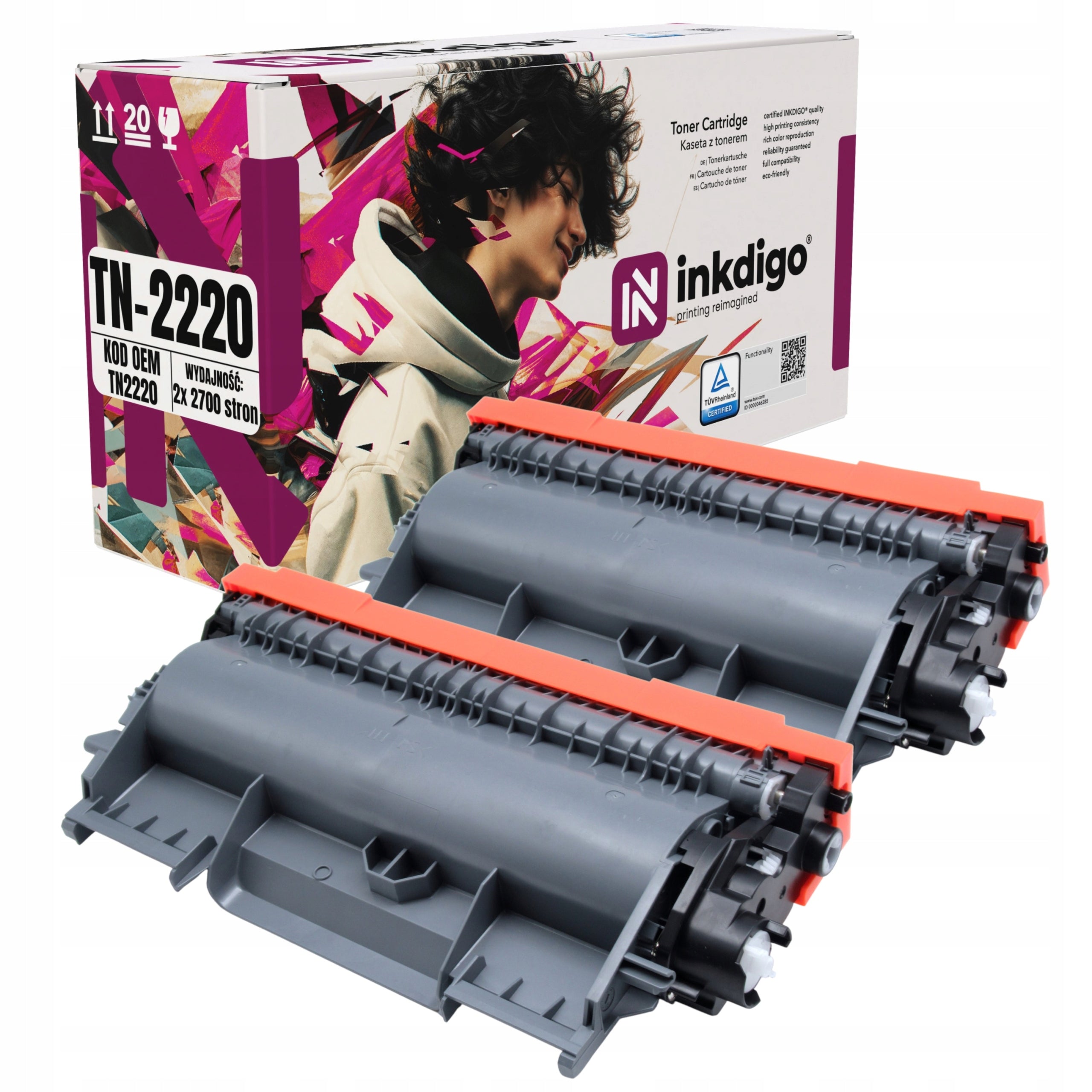 2x Toner for BROTHER HL-2130 DCP-7055 DCP-7055W