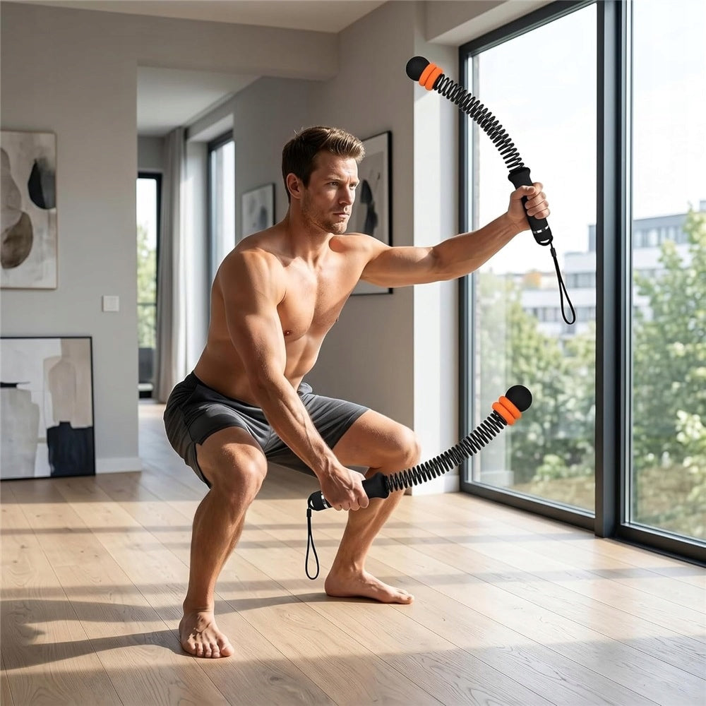 2x Training Ropes, Weighted Training Ropes, Adjustable Fitness Ropes Packaging status original