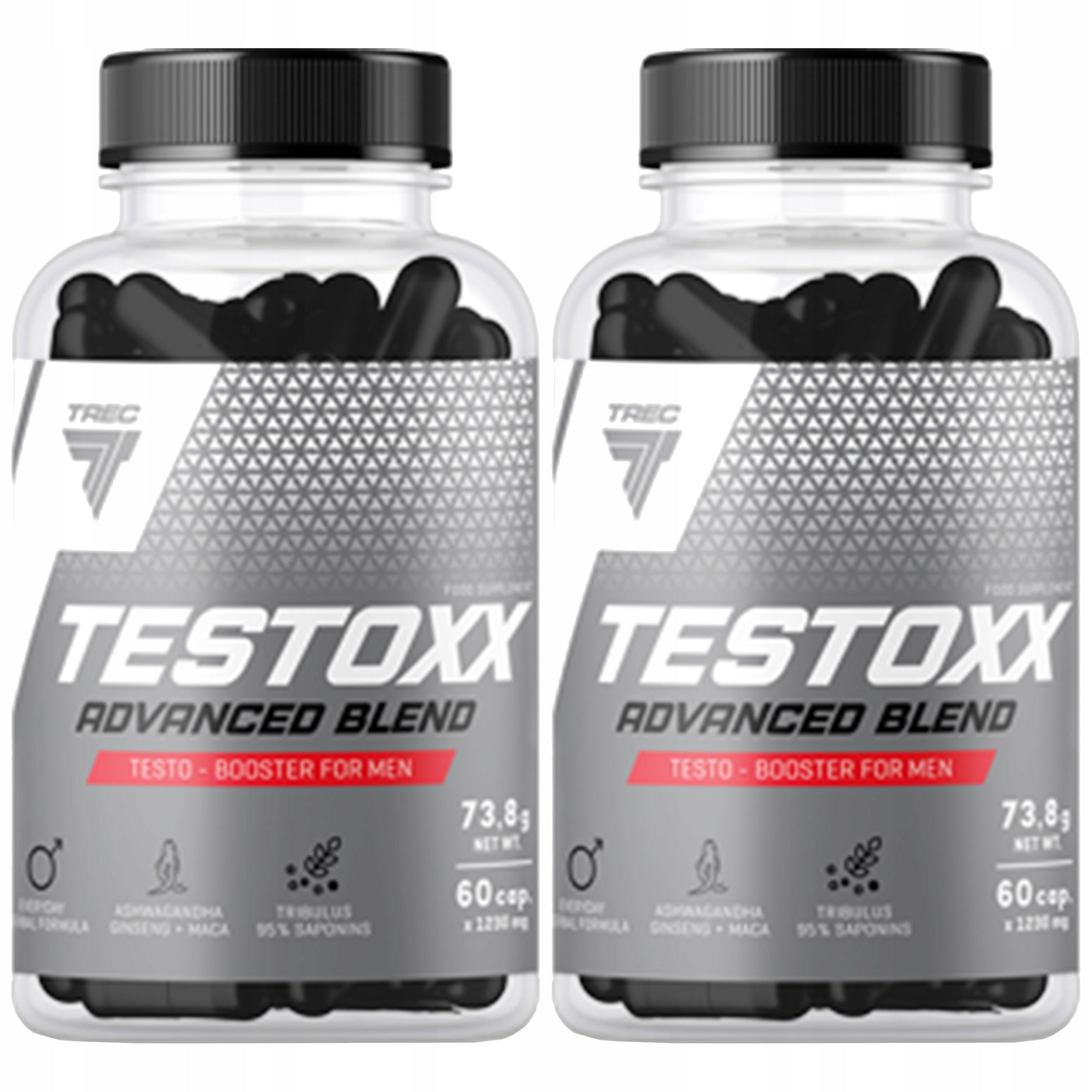 2x Trec Testoxx 60k TESTOSTERONE BOOSTER LIBIDO ZINC