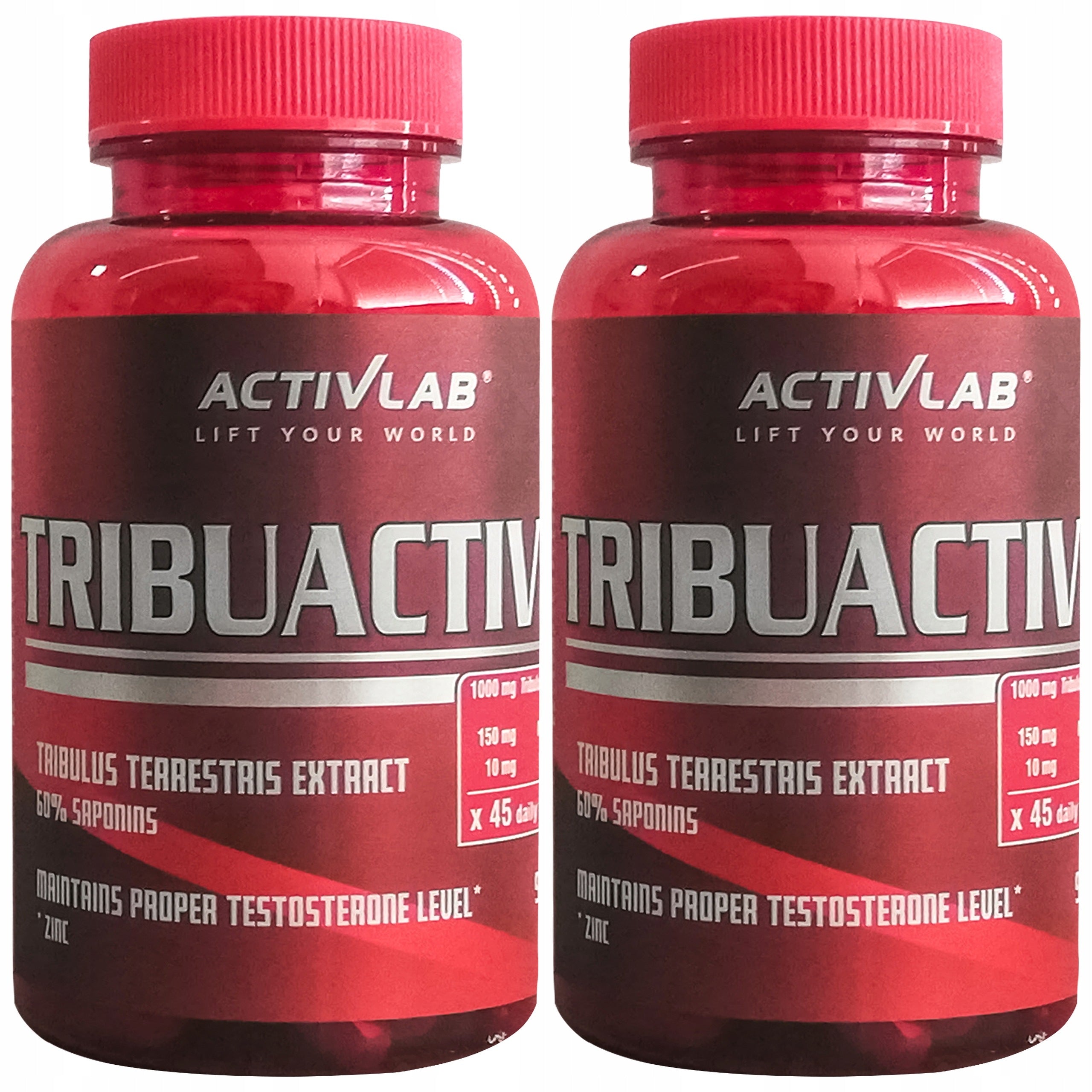 2x Tribuactiv B6 - 90caps TESTOSTERONE TRIBULUS ZMA