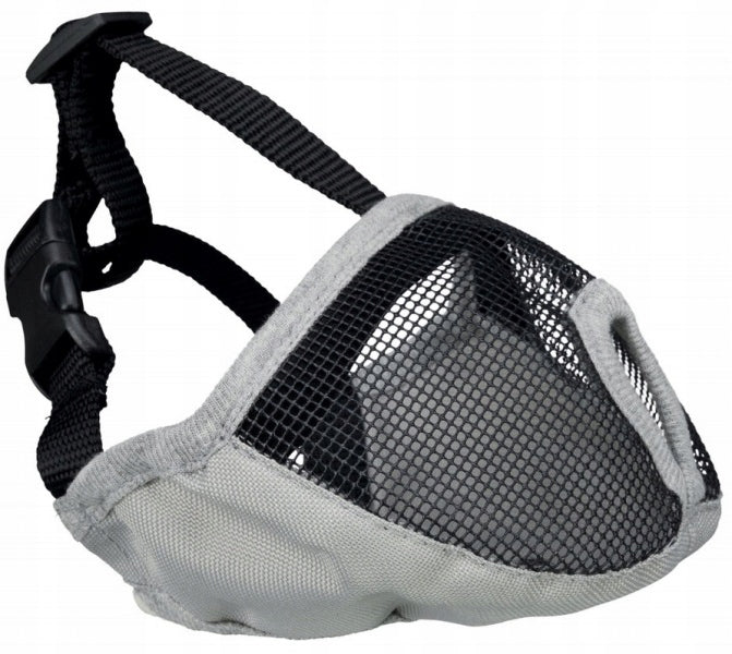 2x Trixie muzzle S For Short Breed Dogs Grey
