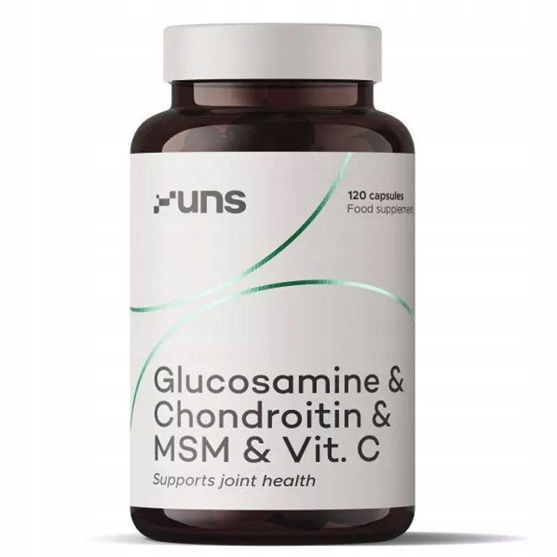 2x UNS Glucosamine Chondroitin MSM Vitamin C Sulfate Complex 120 kaps. Packaging status original