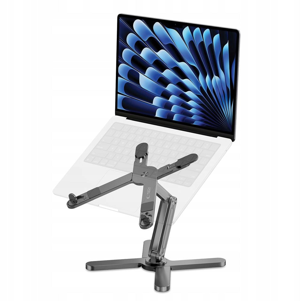 2x Universal Desk Stand for Laptops up to 16'' - Grey Manufacturer Tech-protect
