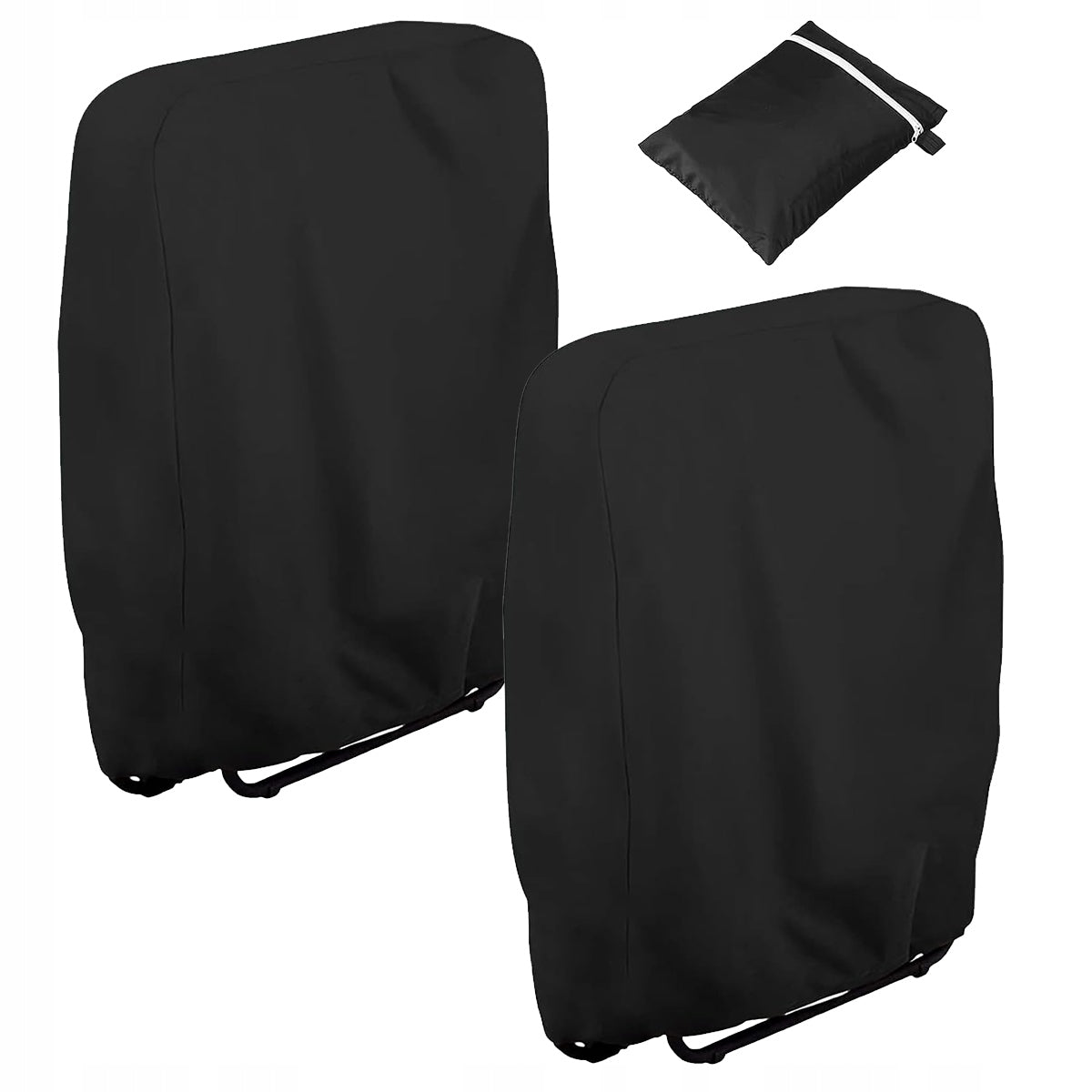 2x WATERPROOF LOUNGER COVER GARDEN FOLDING CHAIR STRONG Manufacturer no brand