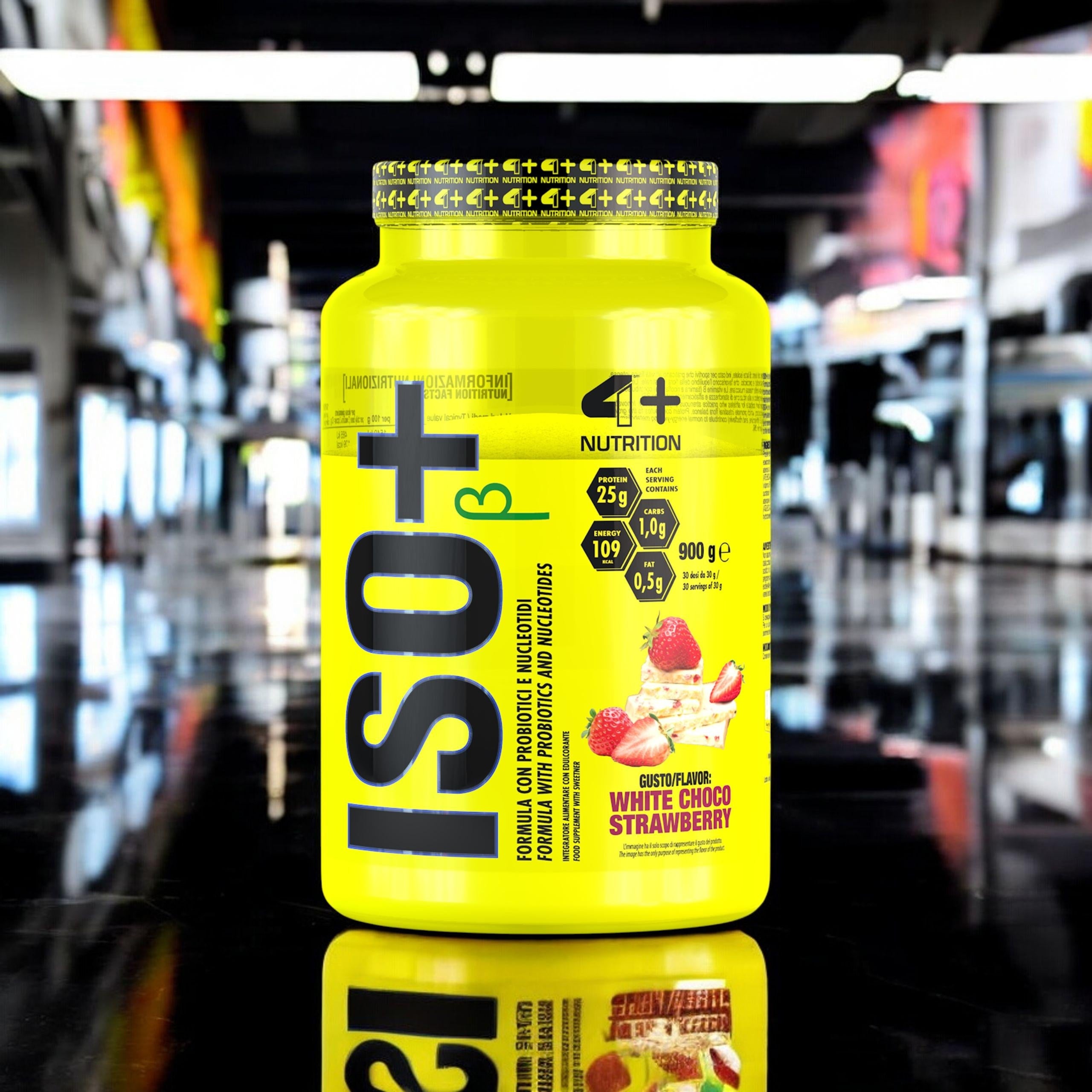 2x WHEY ISOLATE WHEY WPI 86% PROBIOTICS 900g 4+ NUTRITION Expiration date at least six months from the date of purchase