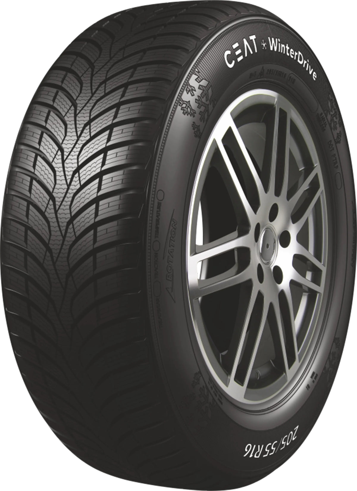 2x WINTER TYRES Ceat WINTERDRIVE 205/55R16 91H 2025 NEW