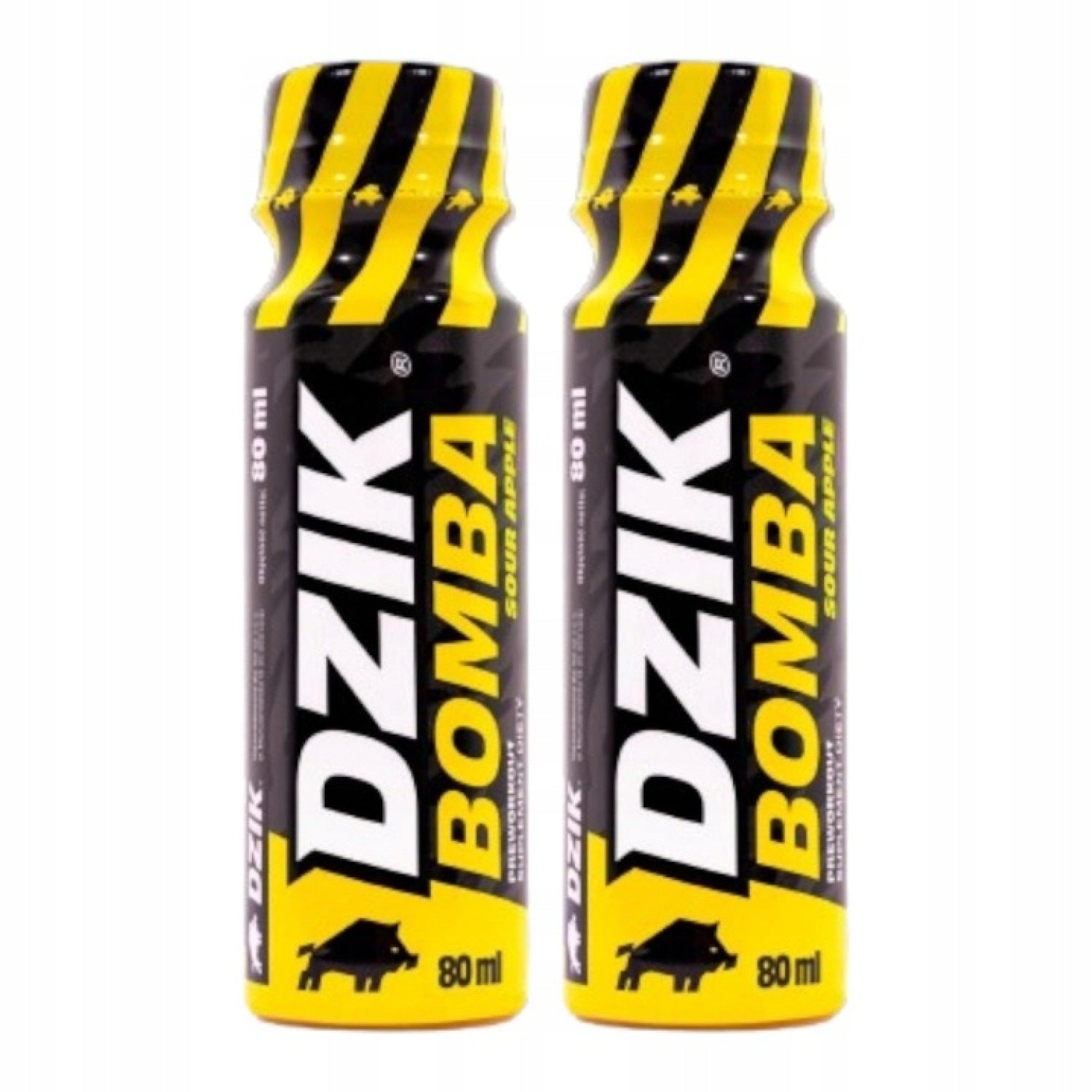 2x WK DZIK Bomb shot pre-workout sour apple 80 ml