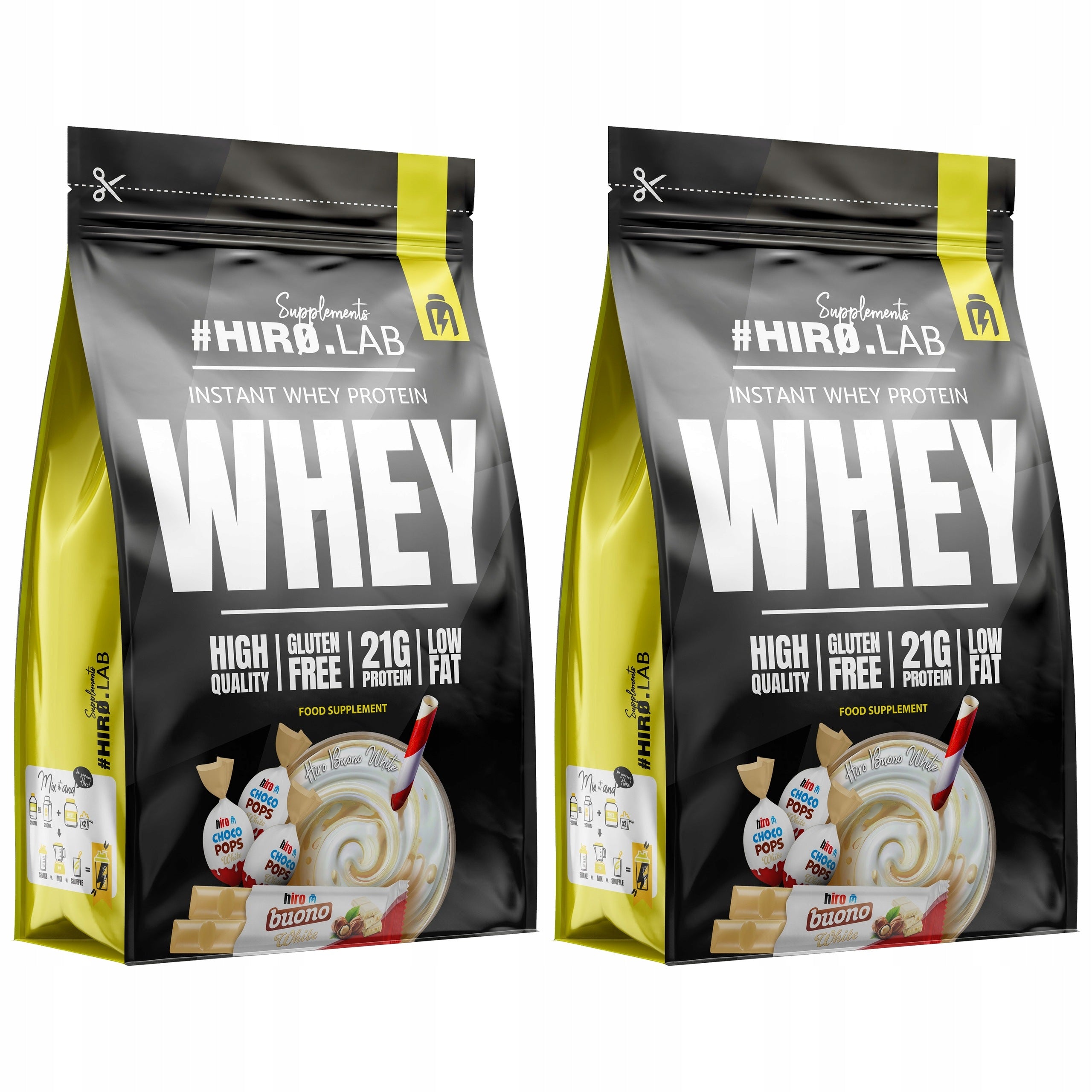 2x WPC Protein Instant Whey Protein Conditioner 750 g Buono White HIR