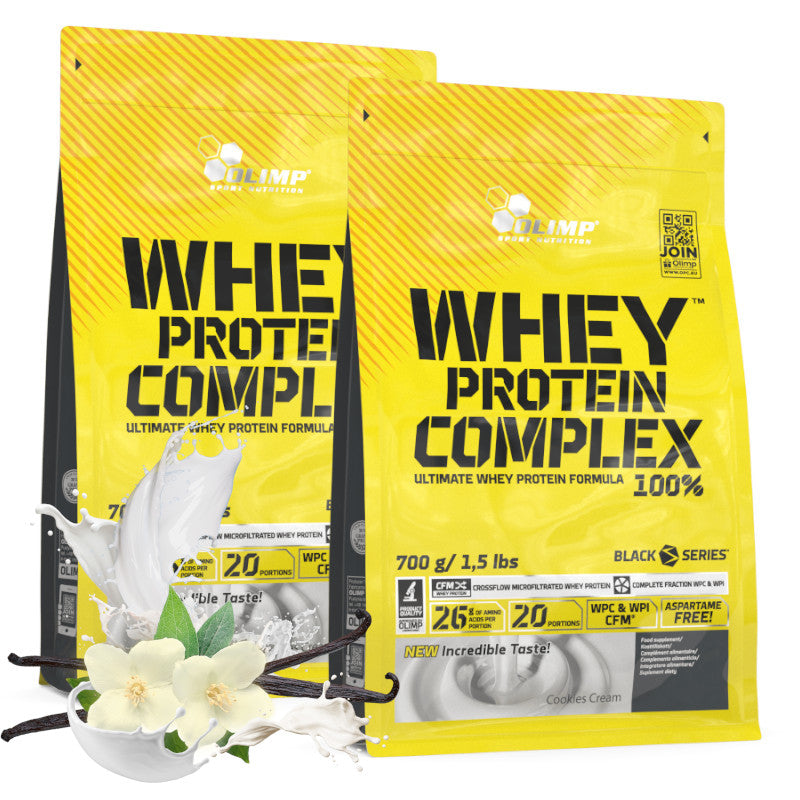 2x WPC Protein Olimp Whey Protein Complex Vanilla Protein Conditioner 700g