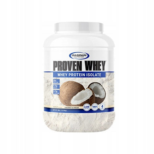 2x WPI Protein Isolate Conditioner PROVEN WHEY 2.0 PROTEIN 1814 g coconut GASPAR Expiration date at least six months from the date of purchase