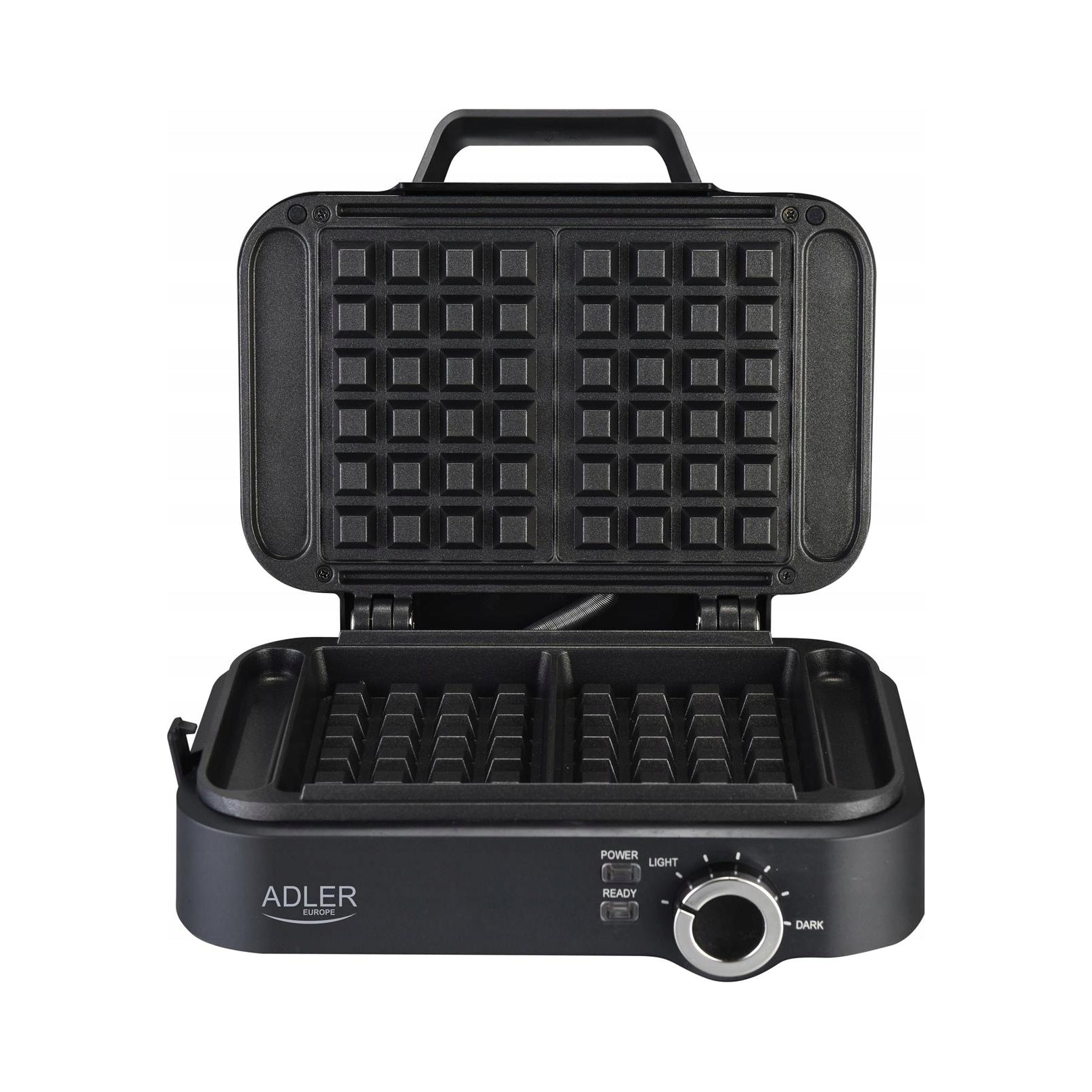 2x Waffle Iron Adler Ad3065 2000 W Black