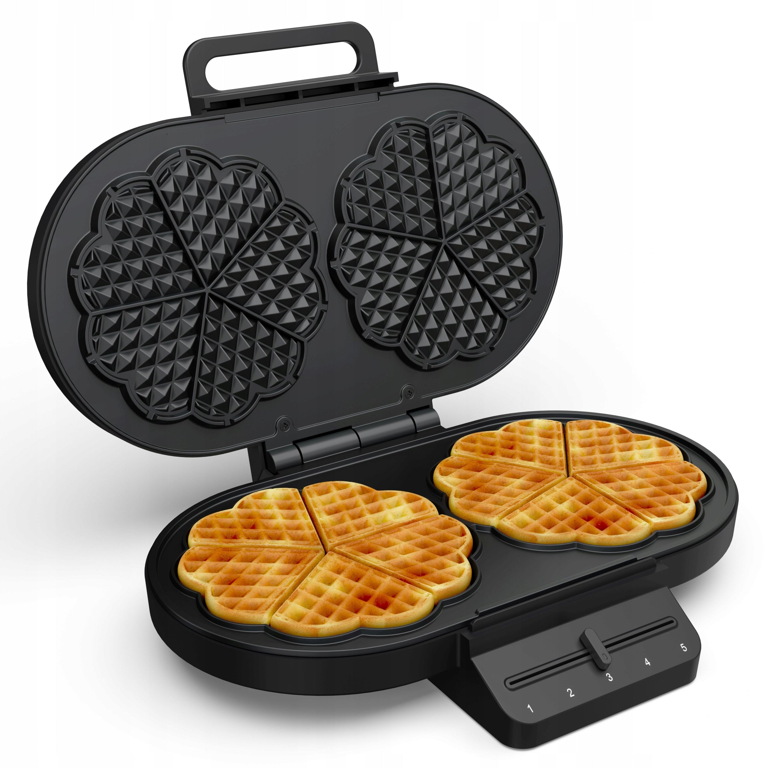 2x Waffle Iron Princess | 132384 | 1200 W | Quantity of dough 10 | Shaped se Brand Princess