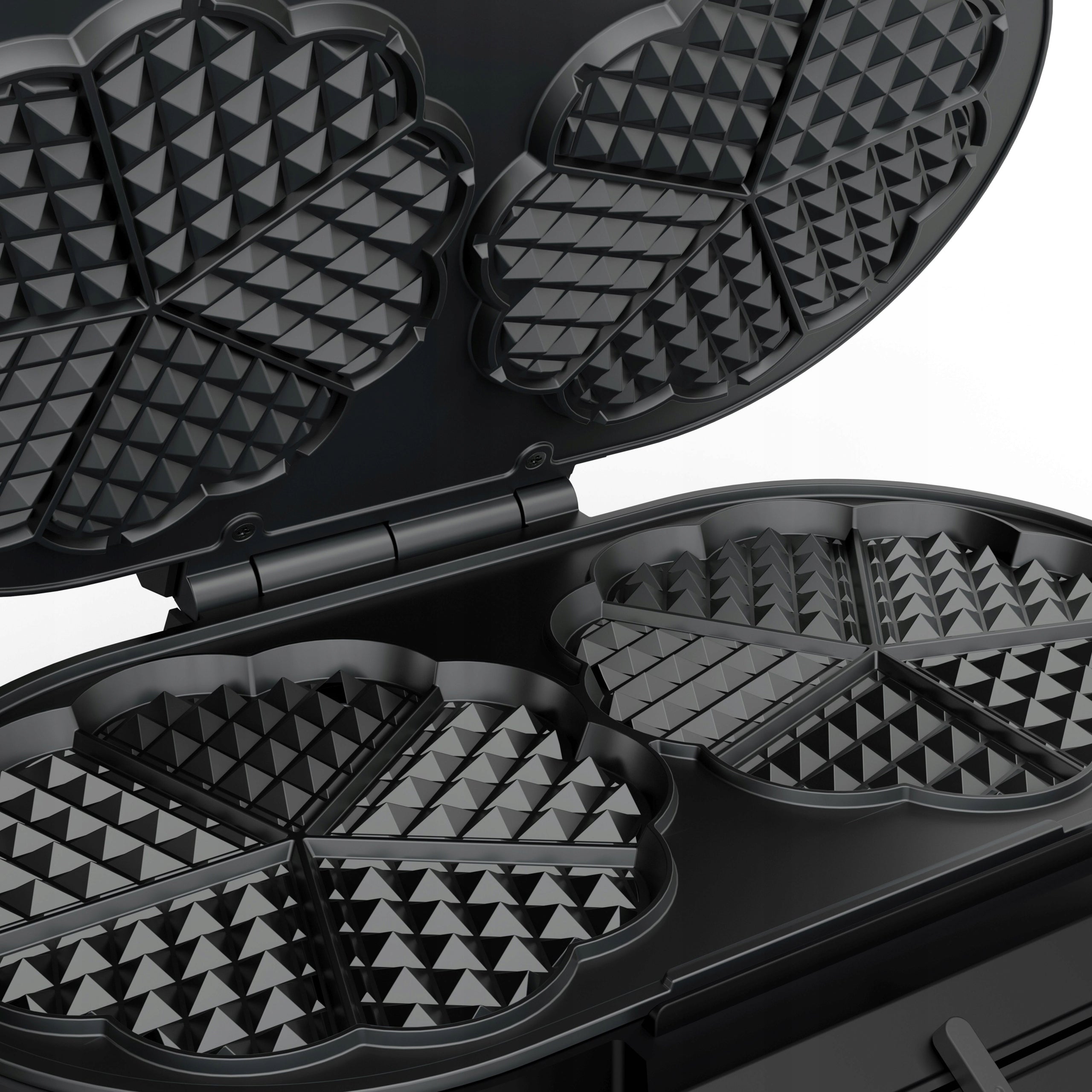 2x Waffle Iron Princess | 132384 | 1200 W | Quantity of dough 10 | Shaped se Model 01.132384.01.001