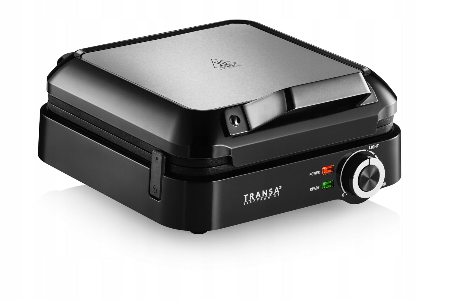 2x Waffle Iron Transa Electronics Te 34 2200 W Black Brand Transa Electronics