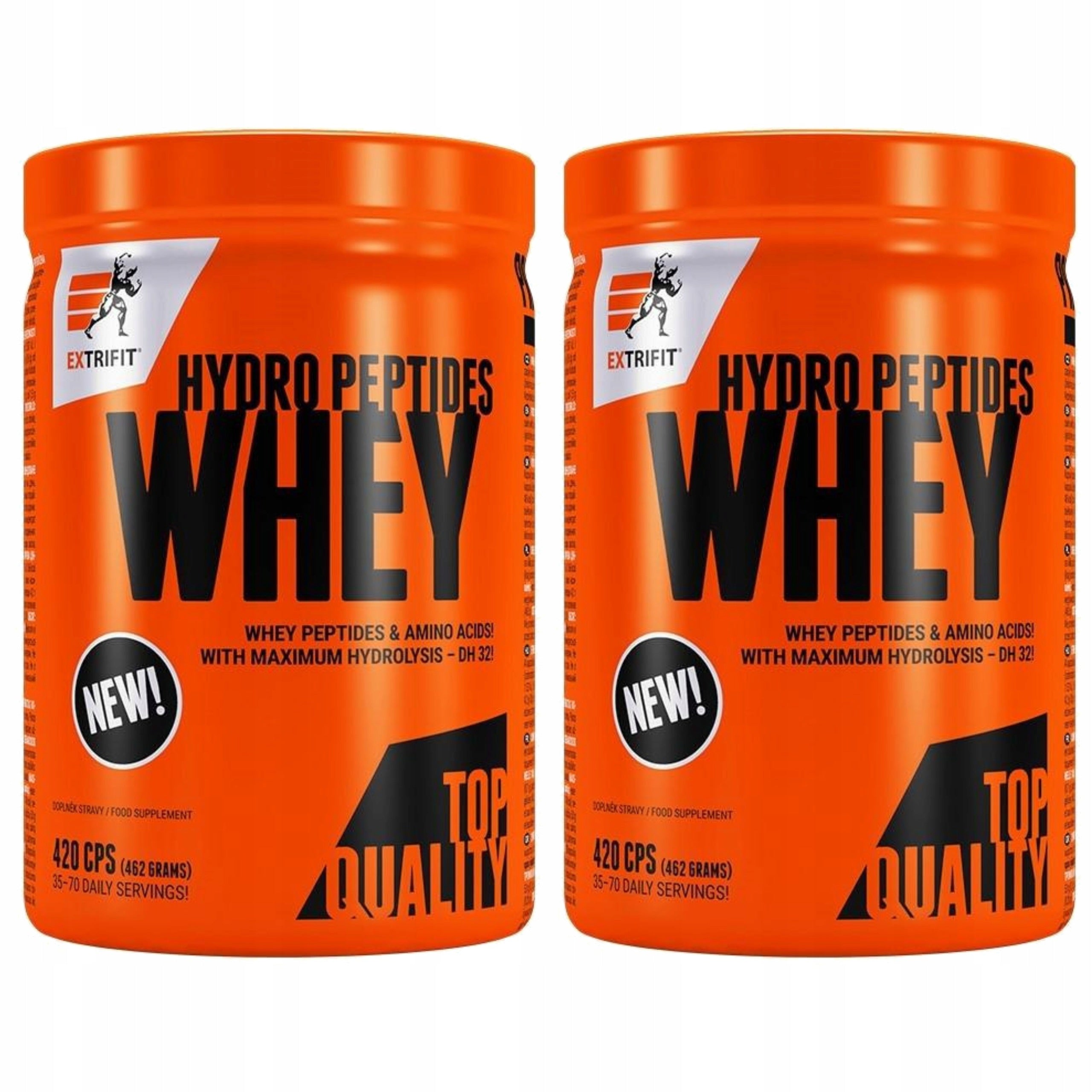 2x Whey Hydrolyzate Peptides Protein 10g Protein 420 Capsules EXTRIFIT