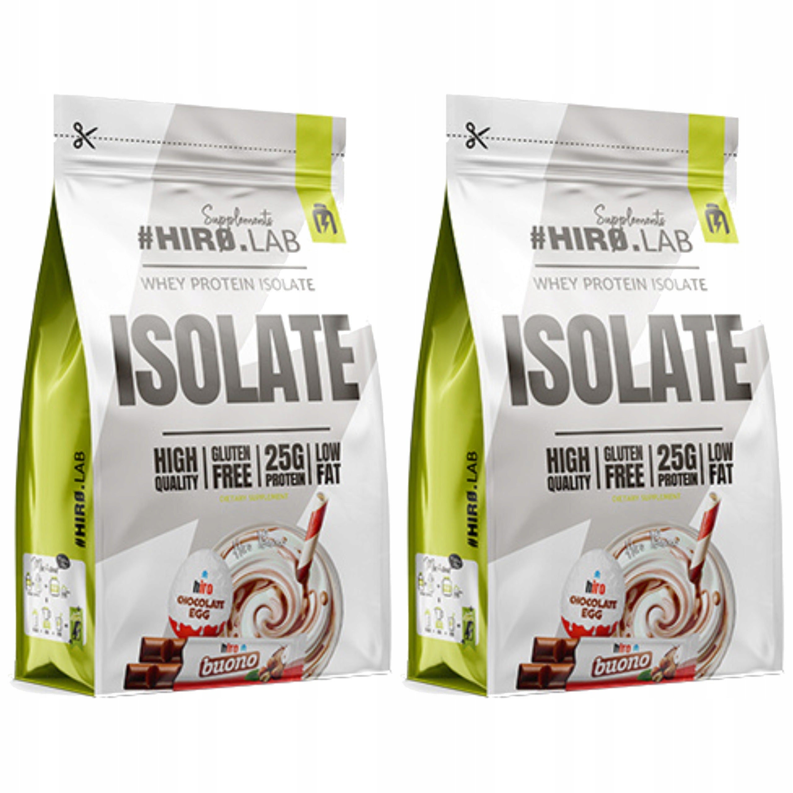 2x Whey Isolate WPI 85% Pure + Premium Whey Conditioner HIRO.LAB