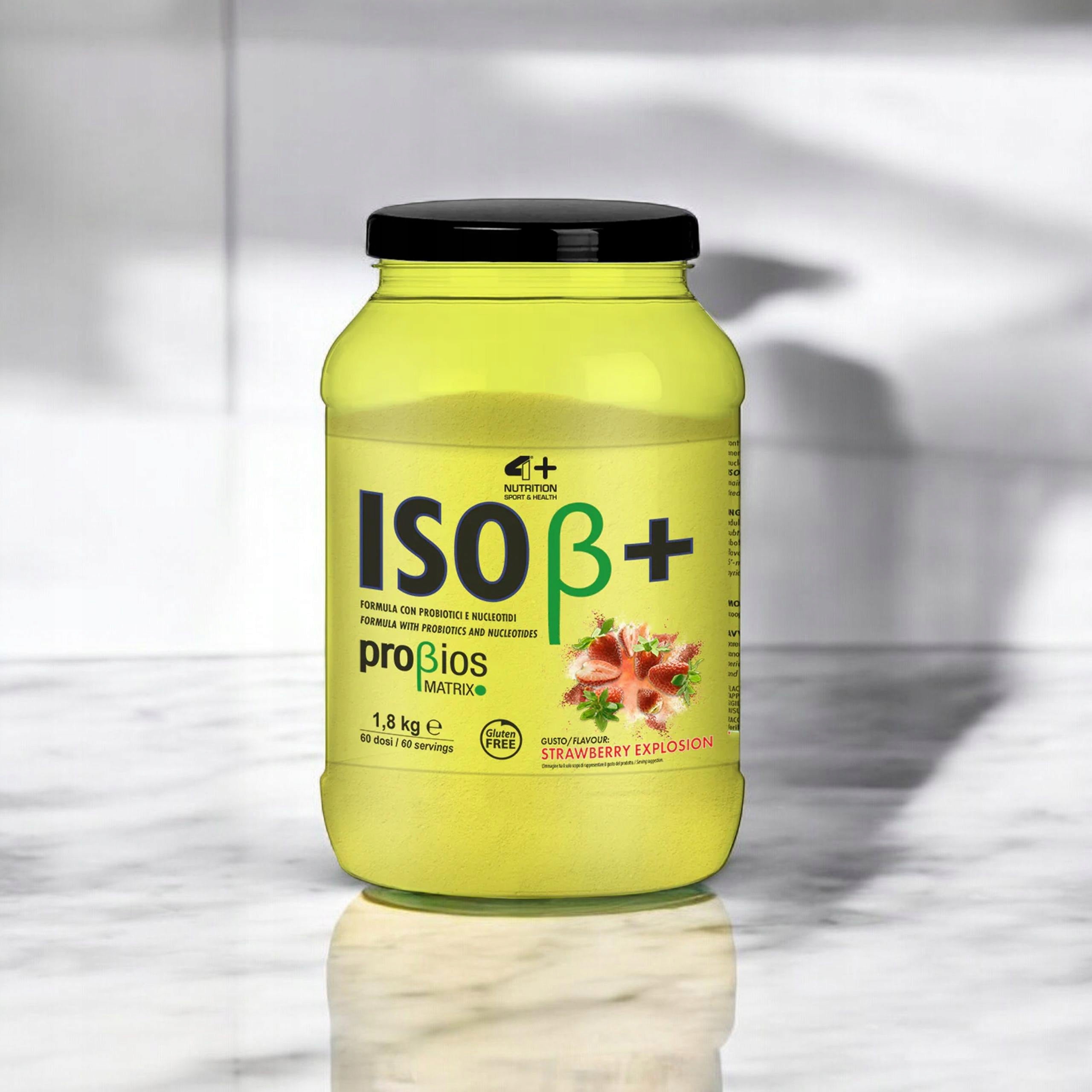 2x Whey Isolate Whey Probiotics 26g 1800g 4+ NUTRITION ISO+ Brand 4+ Nutrition