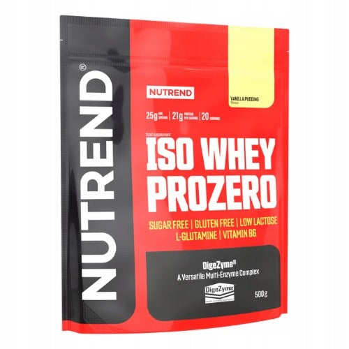 2x Whey Isolate Whey WPI 84% Regeneration Strength Weight 500g NUTREND Expiration date at least six months from the date of purchase