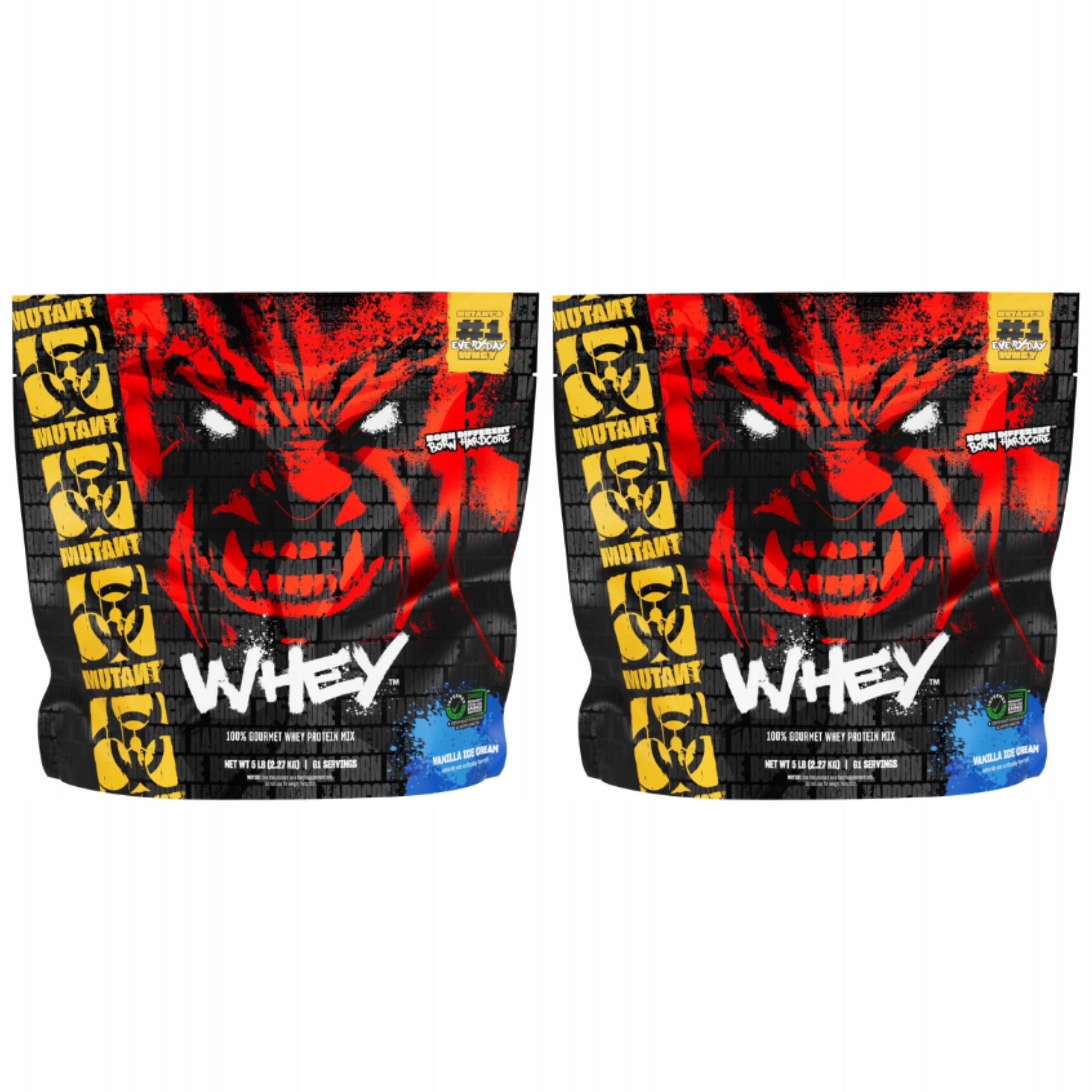 2x Whey Protein 22g Concentrate Isolate Hydrolysate 2270g MUTANT