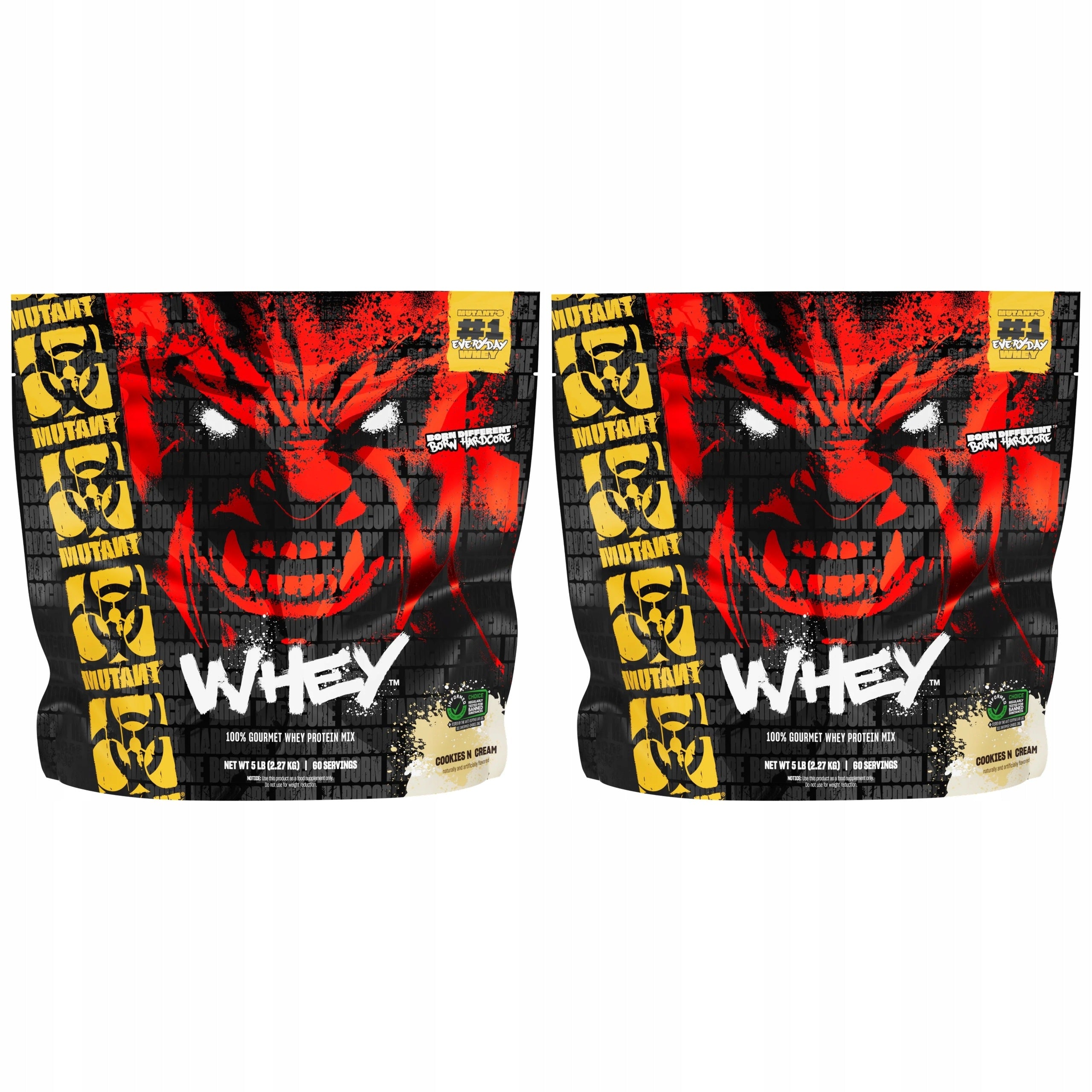 2x Whey Protein 4 Types Concentrate Isolate Hydrolyzate MUTANT