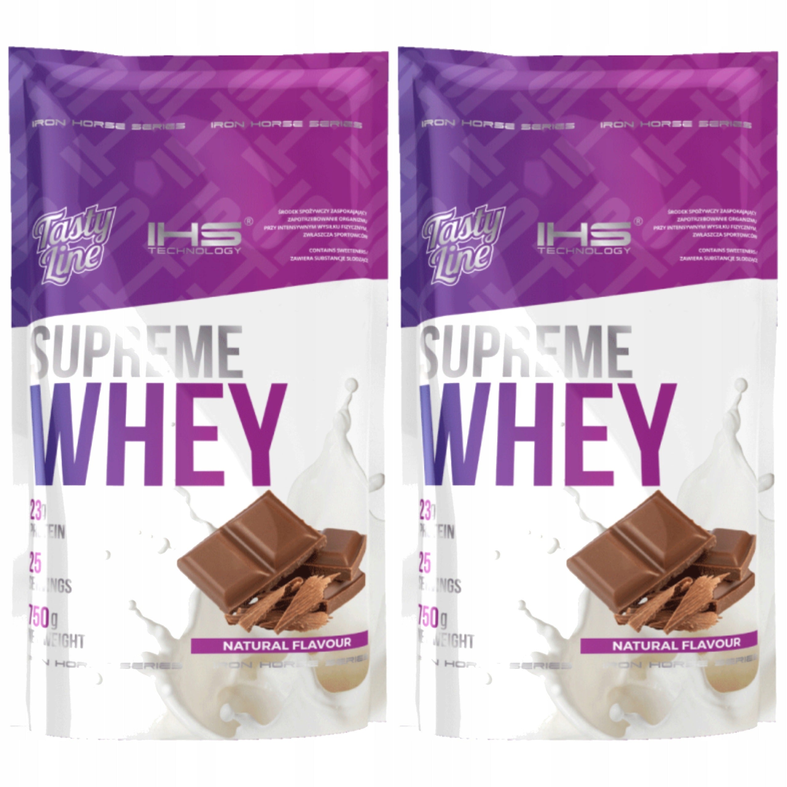 2x Whey Protein Isolate Concentrate Hydrolyzate 2kg Muscle Mass IRON HORSE