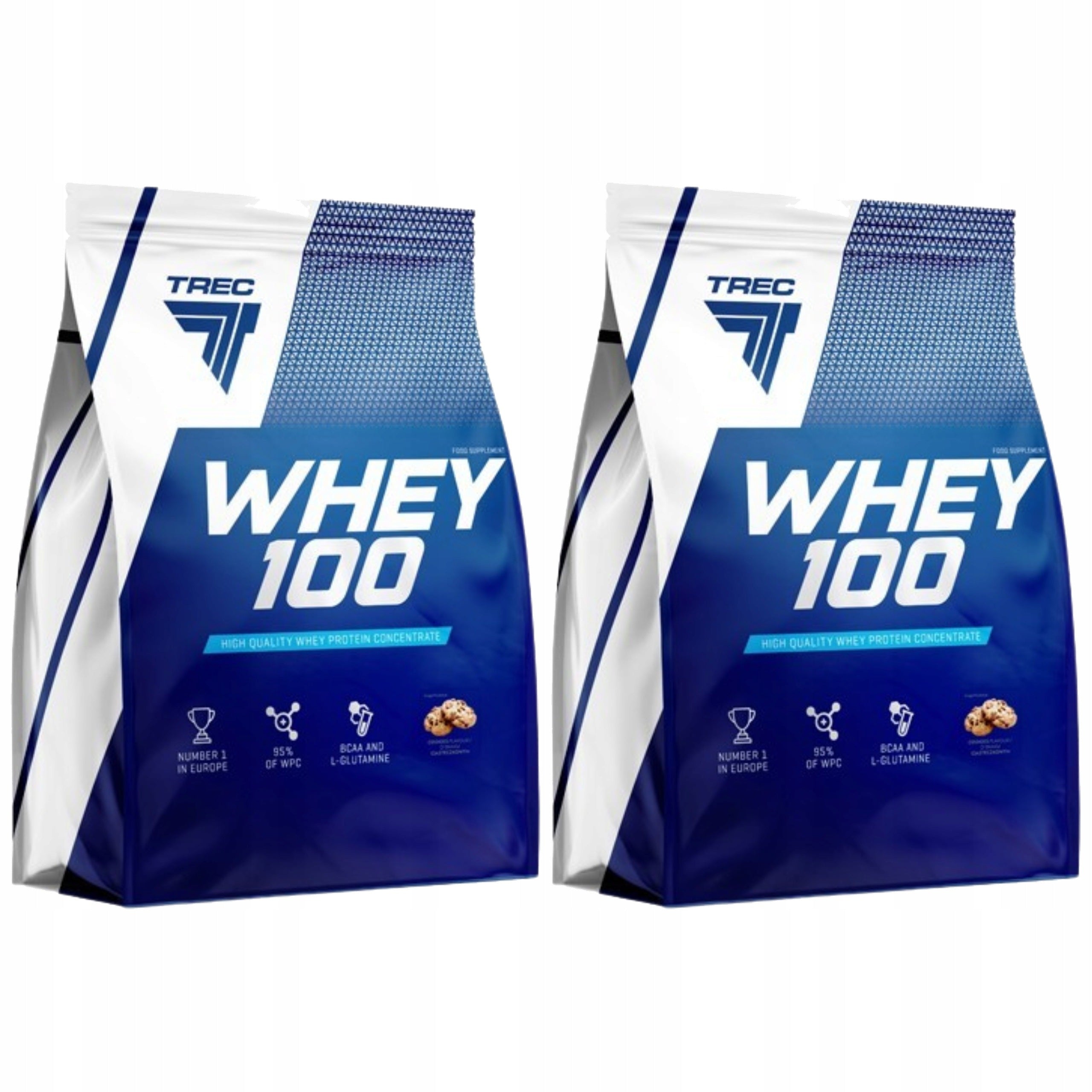 2x Whey Protein WPC Concentrate 81g Conditioner Regeneration TREC Whey