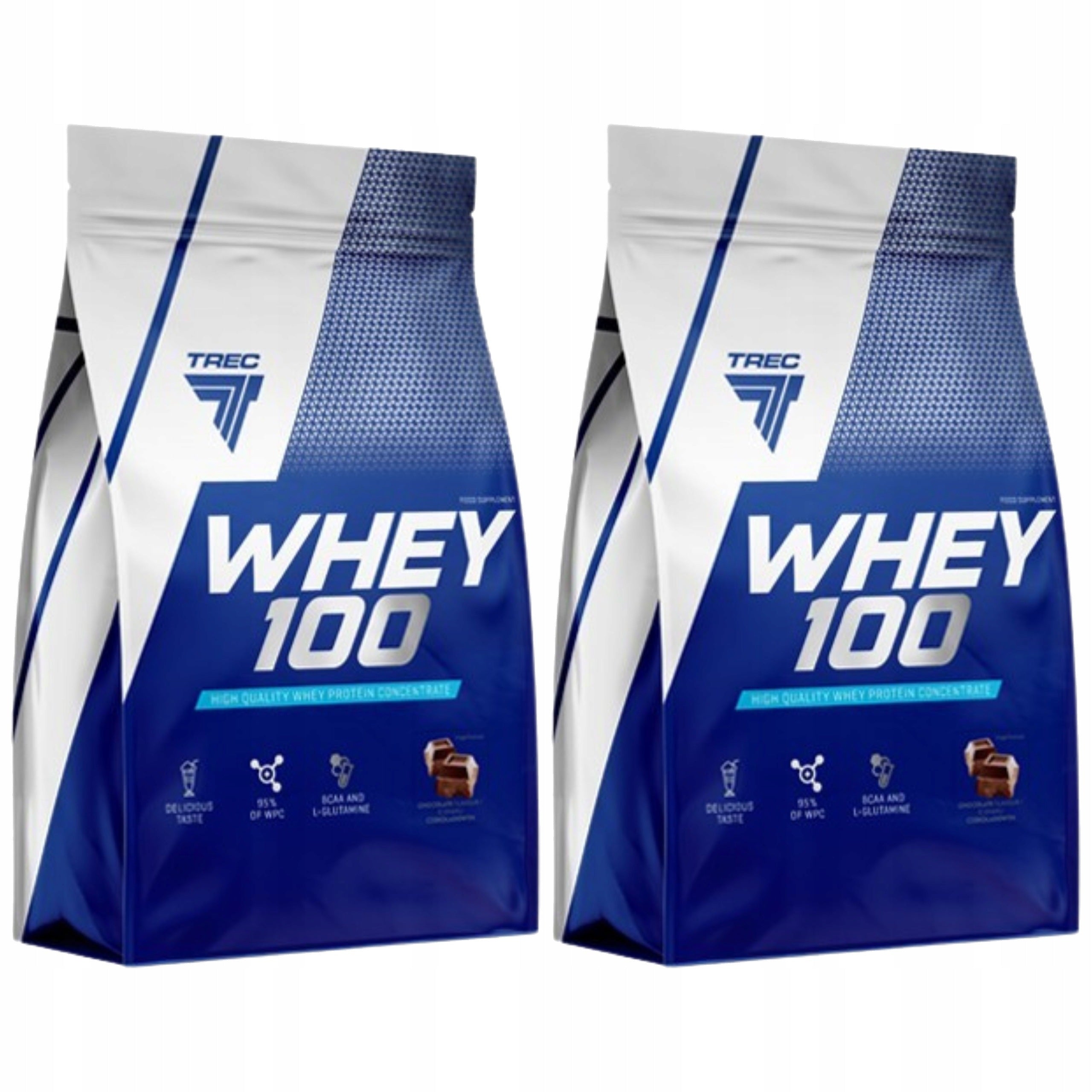2x Whey Protein Whey 100 700g WPC Protein Concentrate Regeneration Strength T