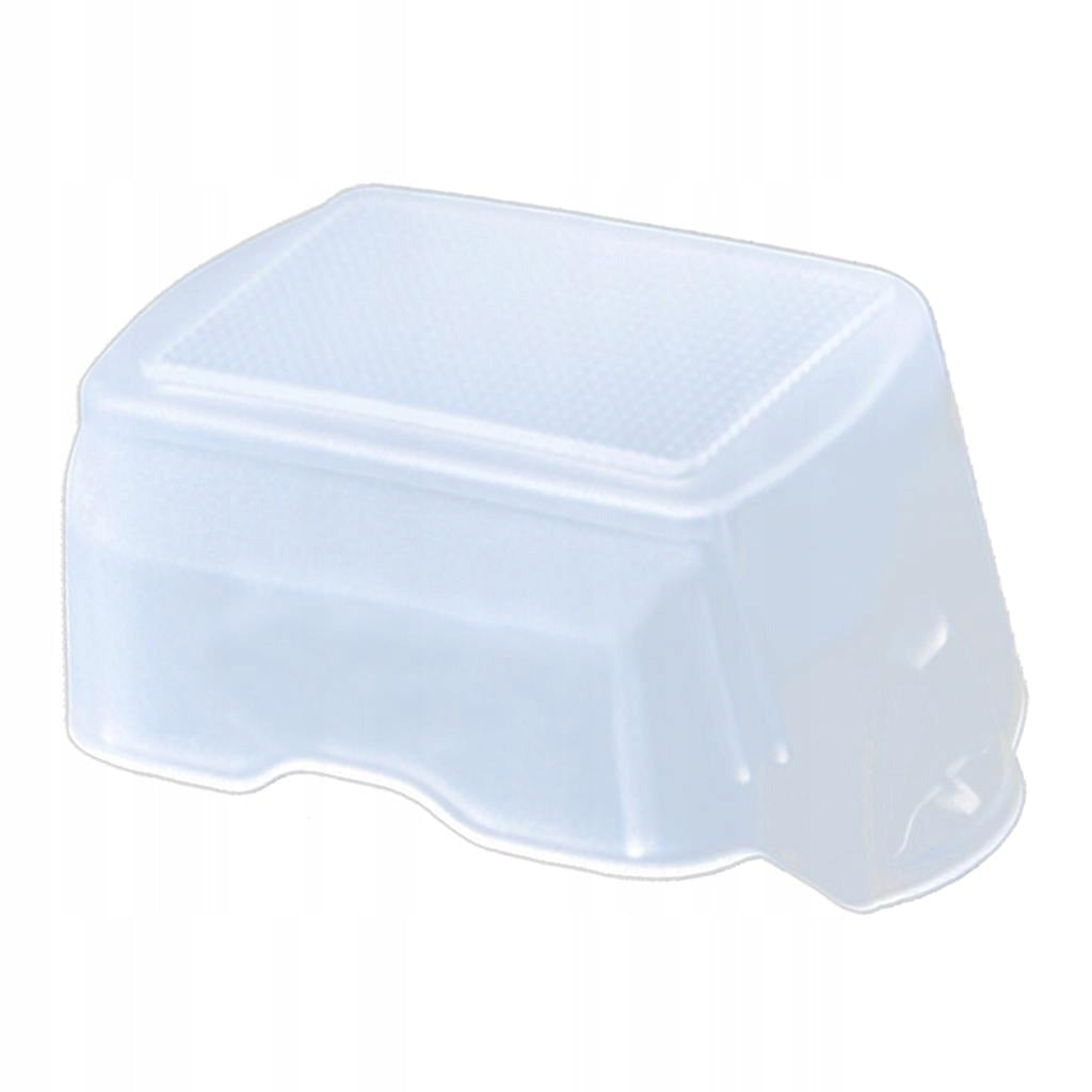 2x White Flash Diffuser Softener For / , Color transparent