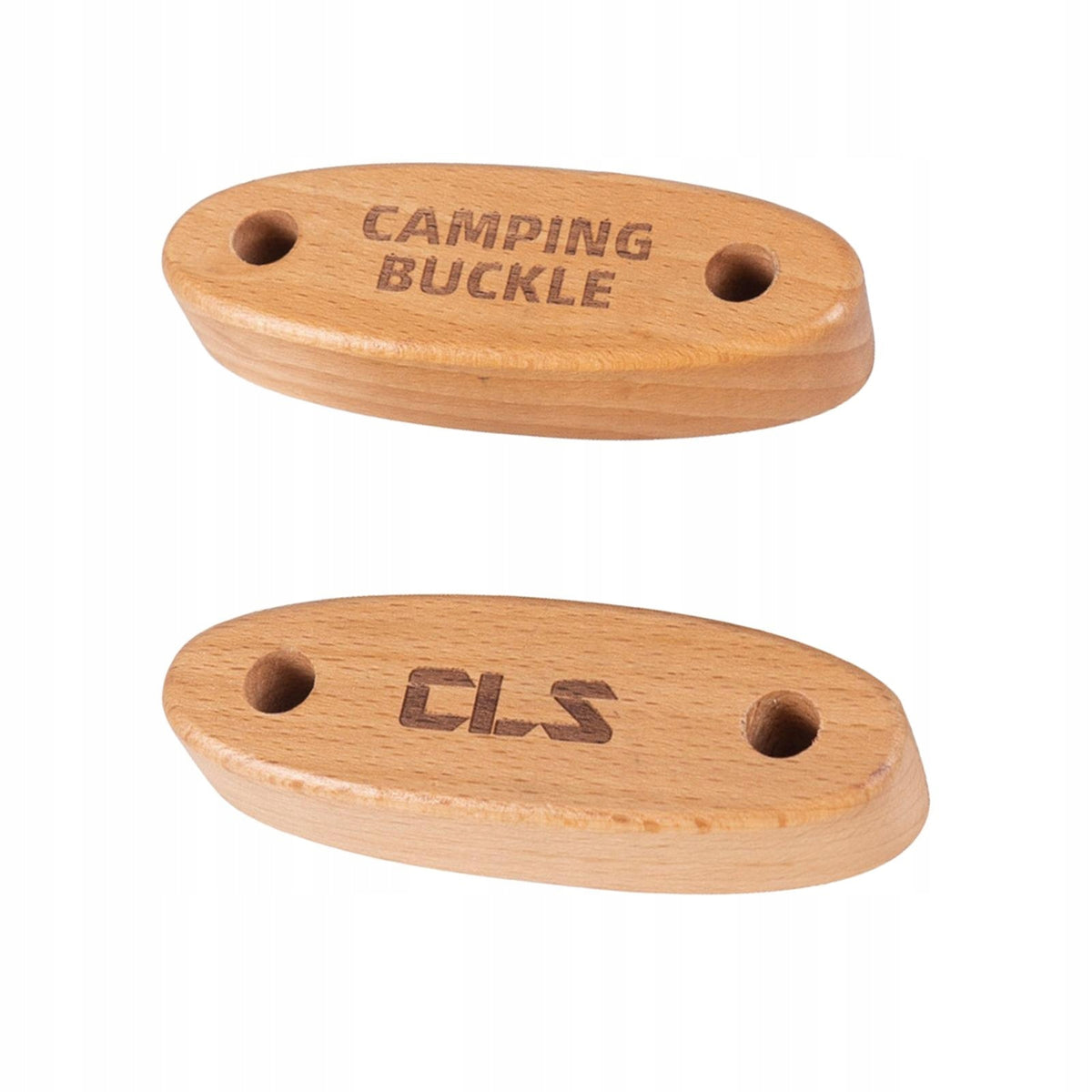 2x Wind Rope Buckles Rope Stopper Tighteners Hiking Tent Rope Light Brown Packaging status original