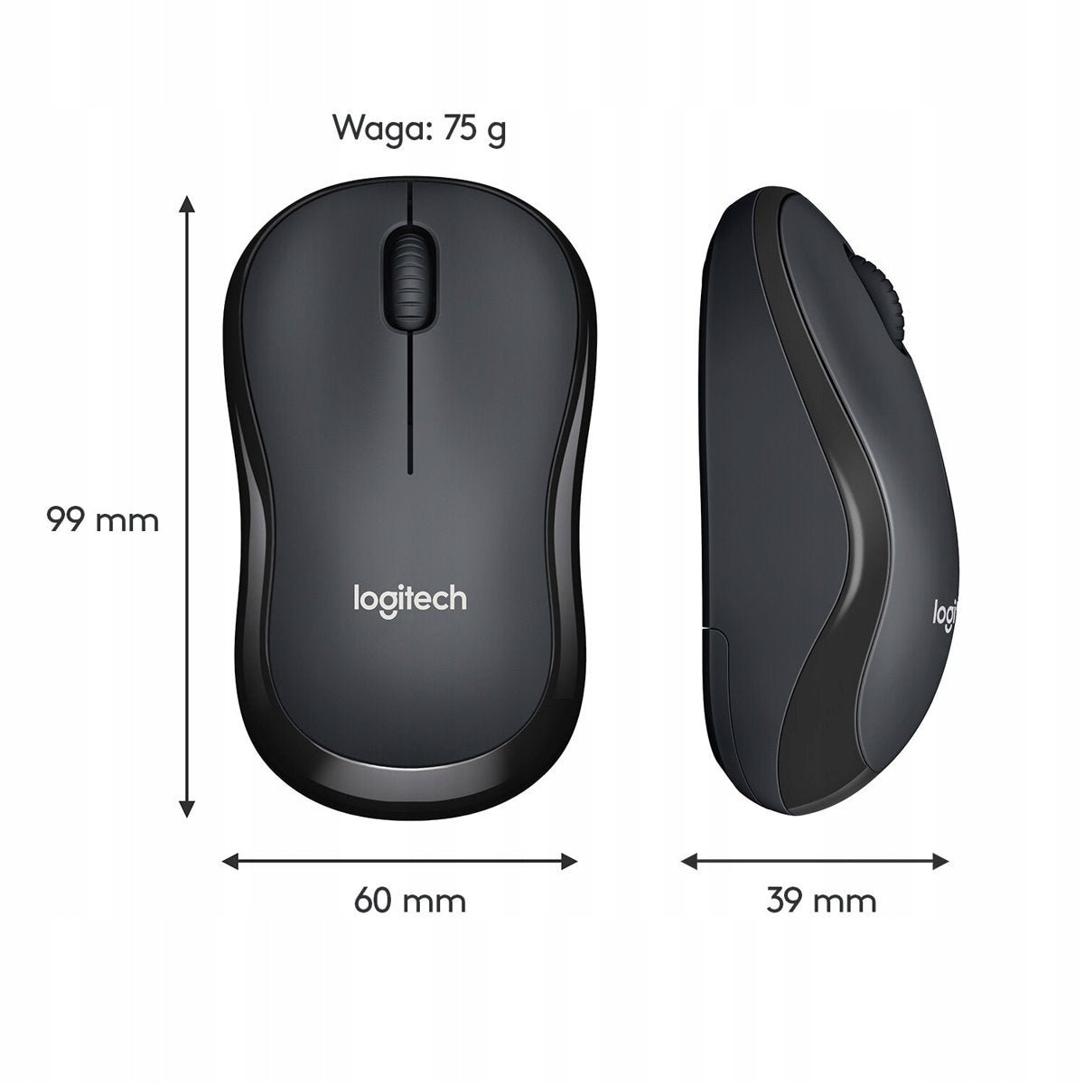 2x Wireless Mouse Logitech M220 Silent Manufacturer Logitech