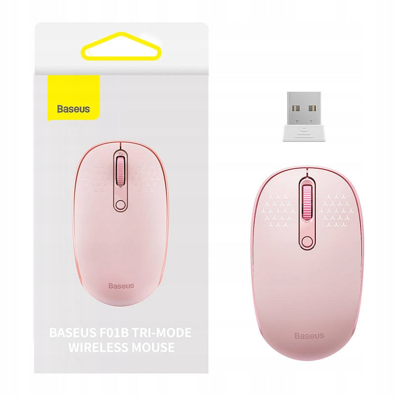 2x Wireless mouse 3 connectivity modes 2.4GHz Bluetooth 3.0 5.0 F01B - r
