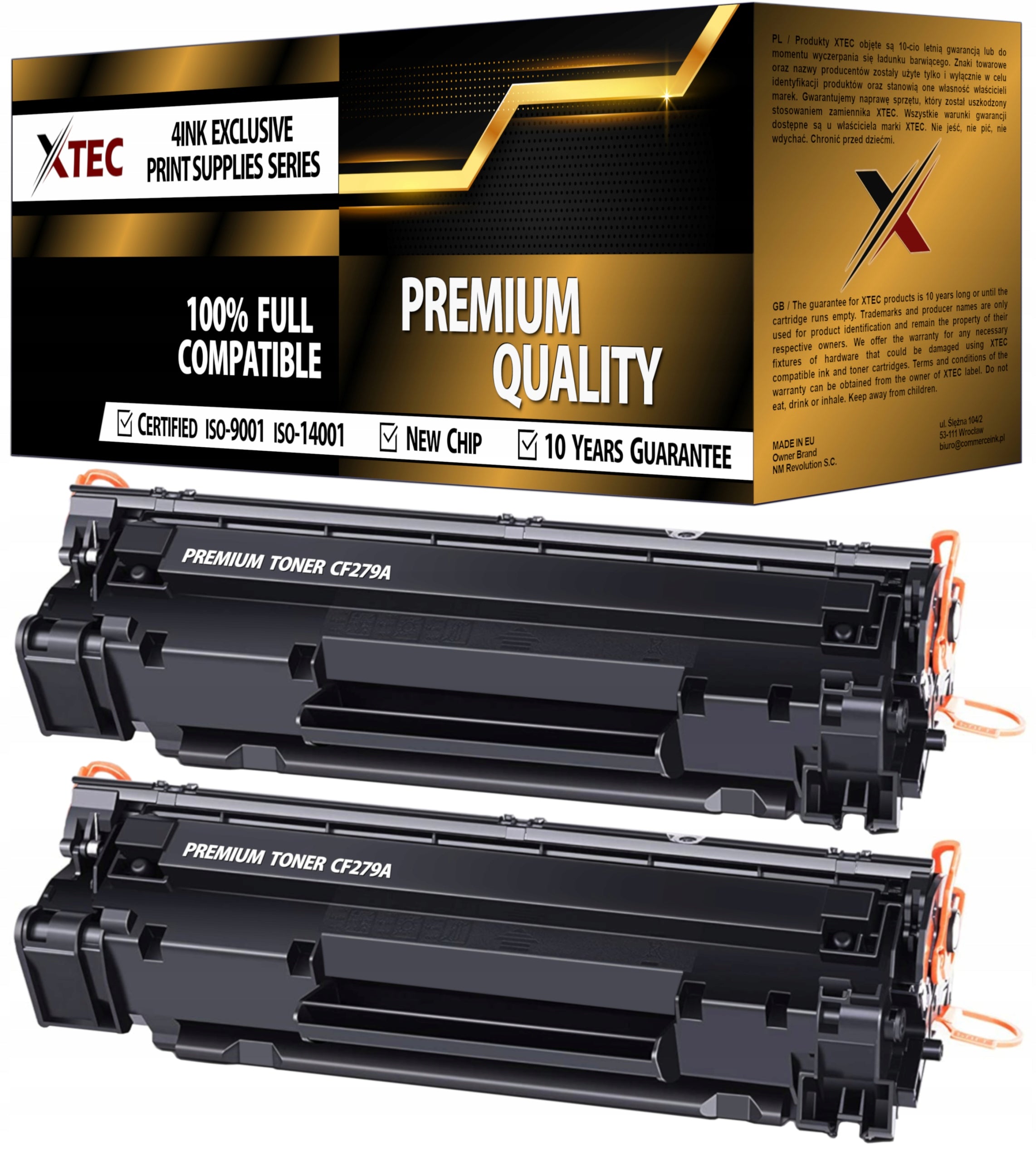 2x XL TONER FOR HP LASERJET M12 M12a M12w MFP M26 M26a M26nw PRINTER