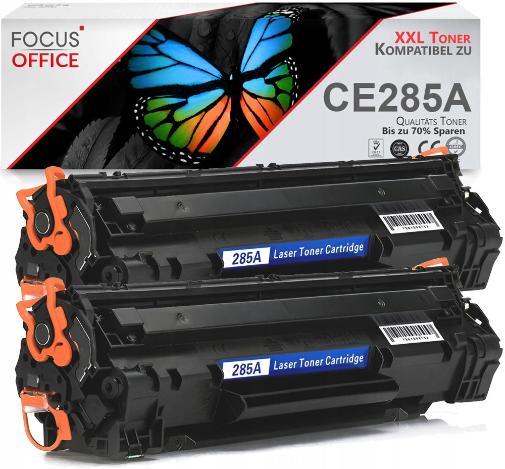 2x XL TONER FOR HP LaserJet CE285A MFP P1102 P1102w M1132 M1212 PRINTER