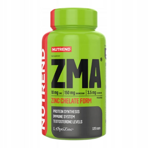 2x ZMA Magnesium + Zinc + Vitamin B6 Regeneration Sleep Strength 120 kaps Nutrend Expiration date at least six months from the date of purchase