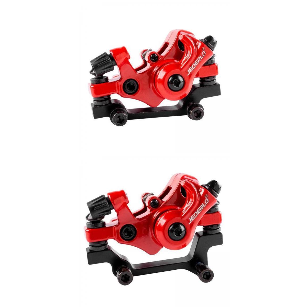 2x bicycle disc brake caliper - universal, steel