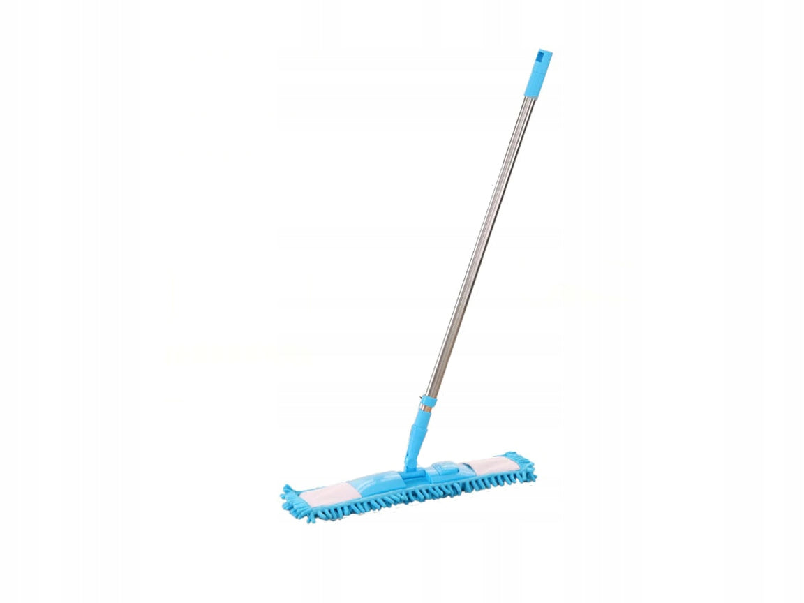 2x chenille flat mop + telescopic pole LENA COZ4317 Brand Igmar