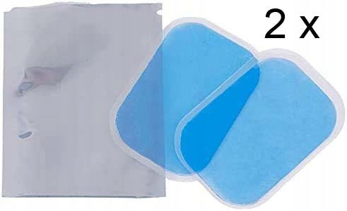2x gel pads for EMS electrostimulators