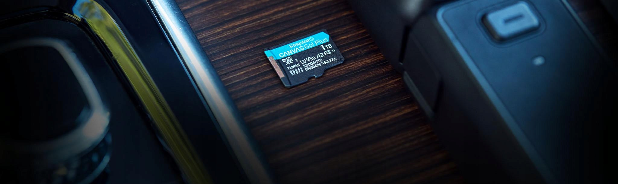 2x microSD memory card 128GB Kingston CanvasGo! Plus 200MB/s A2 U3 V30 + Card capacity 128 GB