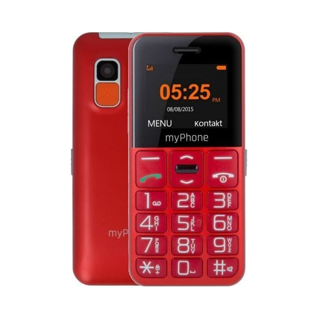 2x myPhone | Hello Easy | Red | 1.77" | TFT | 24 MB | 32 MB | Single SIM |