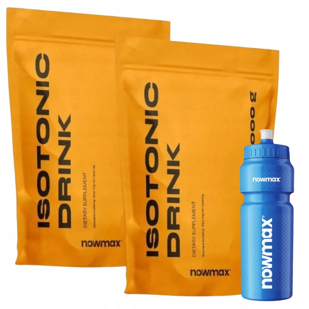 2x nowmax ISOTONIC DRINK 1000 G ISOTONIC POWDER ELECTROLYTES, HYDRATION Expiration date at least six months from the date of purchase