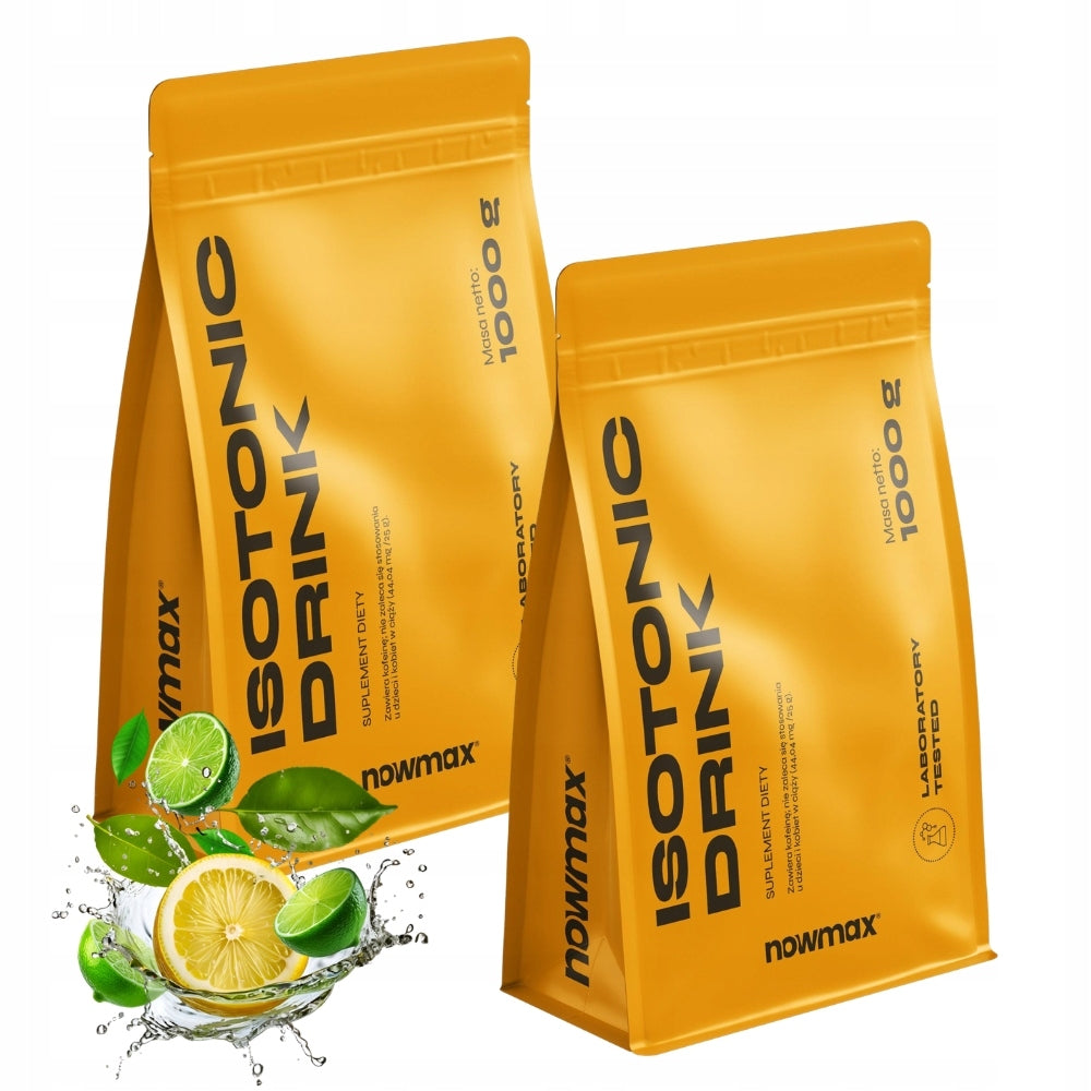 2x nowmax ISOTONIC DRINK 1000 g ISOTONIC GUARANA GREEN TEA VITAMINS