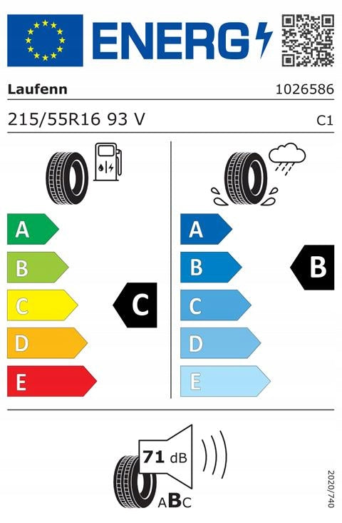 2x summer tyres Laufenn S Fit EQ+ 215/55R16 93V rim Number of tires offered 2 pcs.