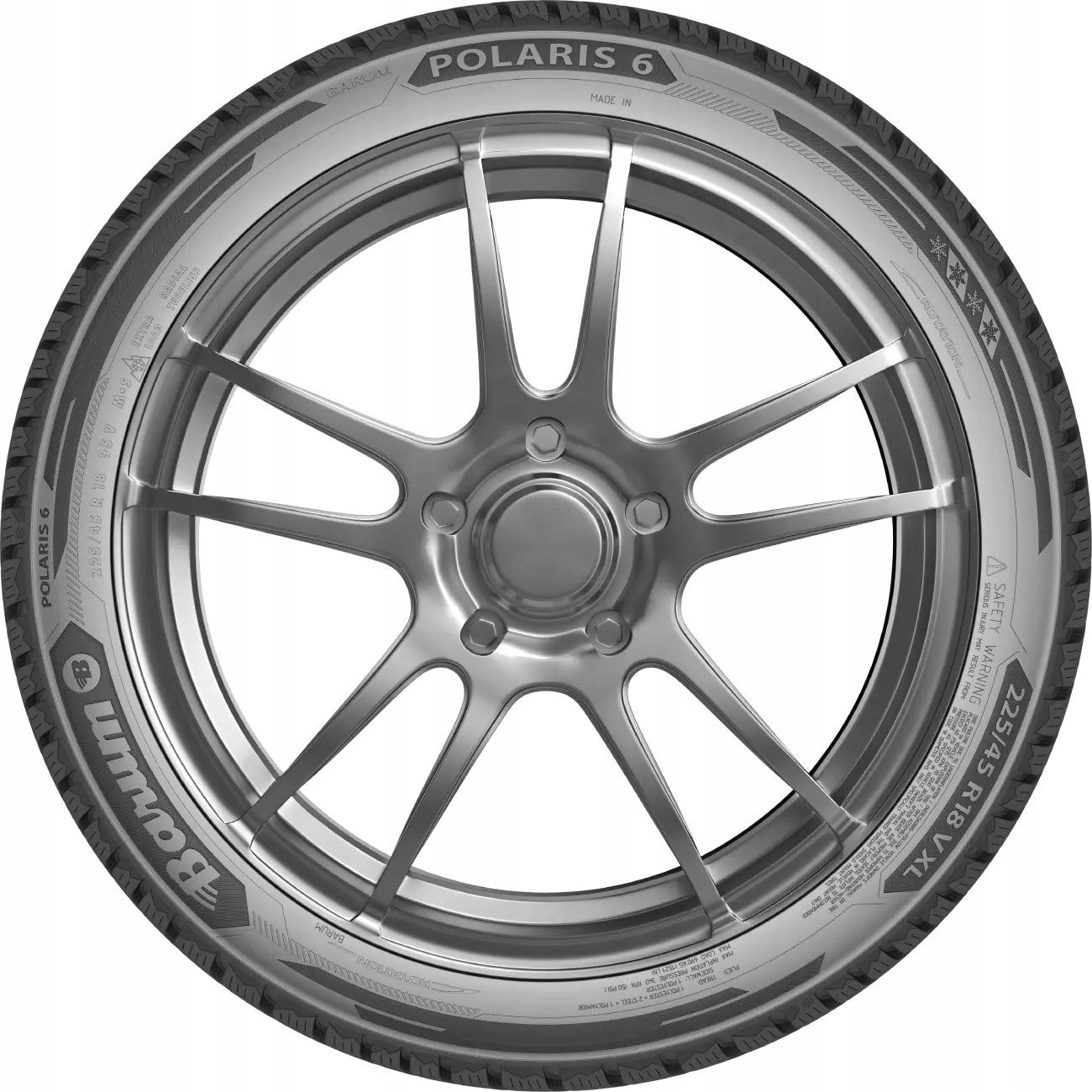 2x winter tyres 175/65R14 Barum POLARIS 6 Number of tires offered 2 pcs.