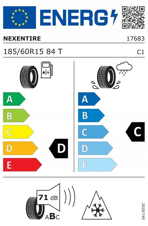 2x winter tyres Nexen Winguard Snow'G3 185/60R15 84T Number of tires offered 2 pcs.