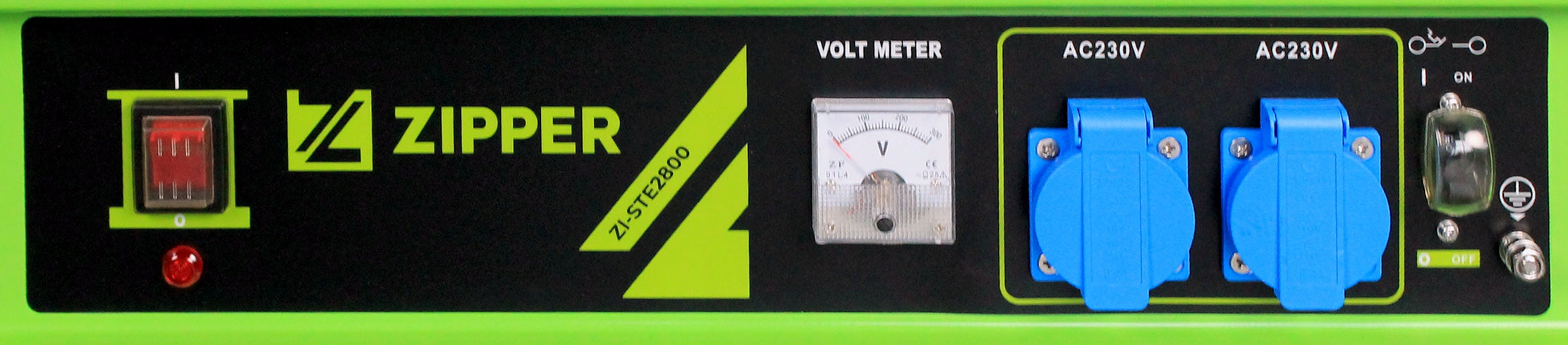 2x230V 3,5kVA AVR Single Phase Silent Generator Brand Zipper