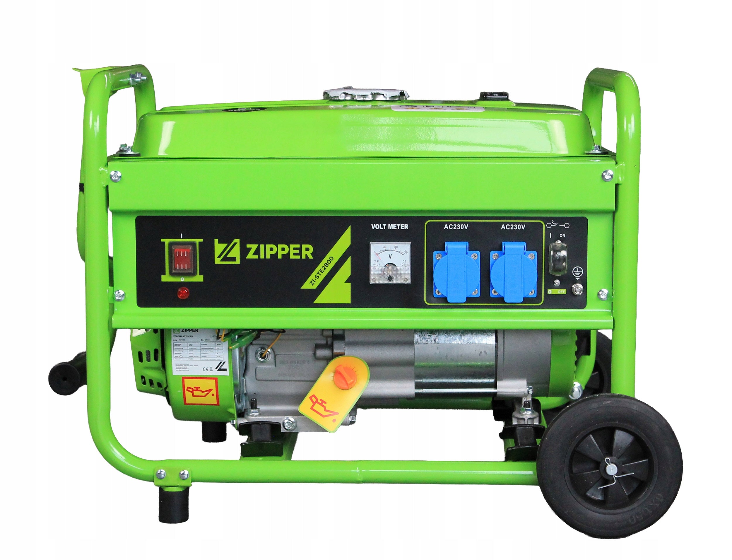 2x230V 3,5kVA AVR Single Phase Silent Generator Manufacturer code ZI-STE2800