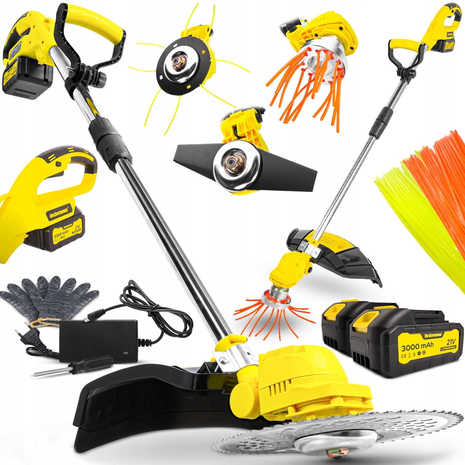 2x3Ah PAVING STONE MOSS REMOVAL CORDLESS GRASS TRIMMER