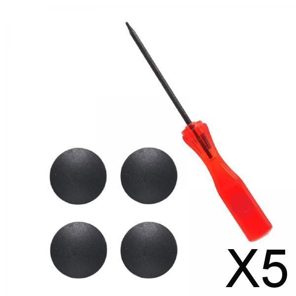 2x4 Pieces Anti Slip Bottom Case Feet with Screwdriver,Wear Resistant 5 Pcs